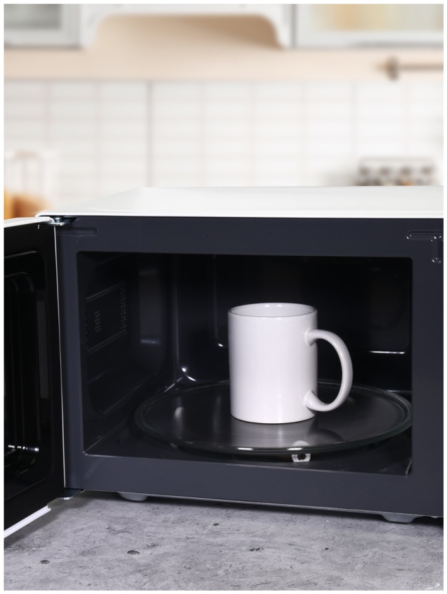 Микроволновая печь - СВЧ Oursson MM2009/WH Белый фото 5