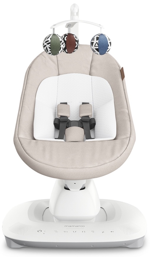 Шезлонг для новорожденных UPPAbaby (4moms) Mamaroo Charlie - Sand Melange (2001-MRO-EU-CHR) фото 4