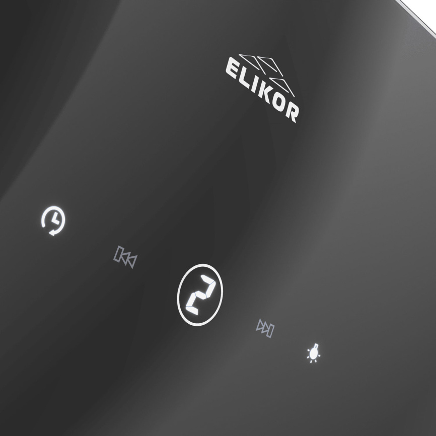 Вытяжка Elikor WAVE BK 60 черная фото 4