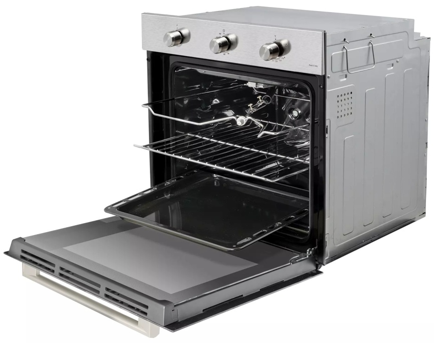 Газовый духовой шкаф De’Longhi FG 6 XL RUS 59 см, 72 л гриль, серебристый фото 6