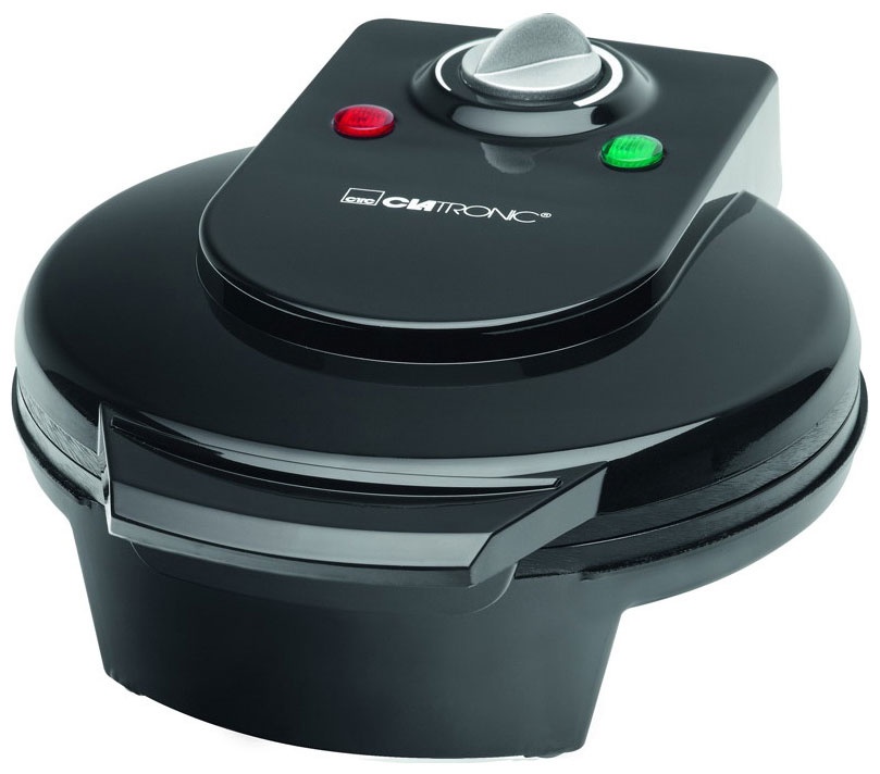 Вафельница Clatronic WA 3491 schwarz, мощность 1200 Вт, 2 световых индикатора фото 2