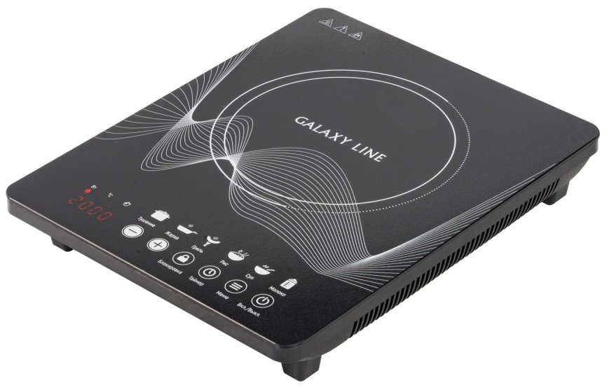 Настольная плита Galaxy GL3063 1 конфорка, черный фото 2