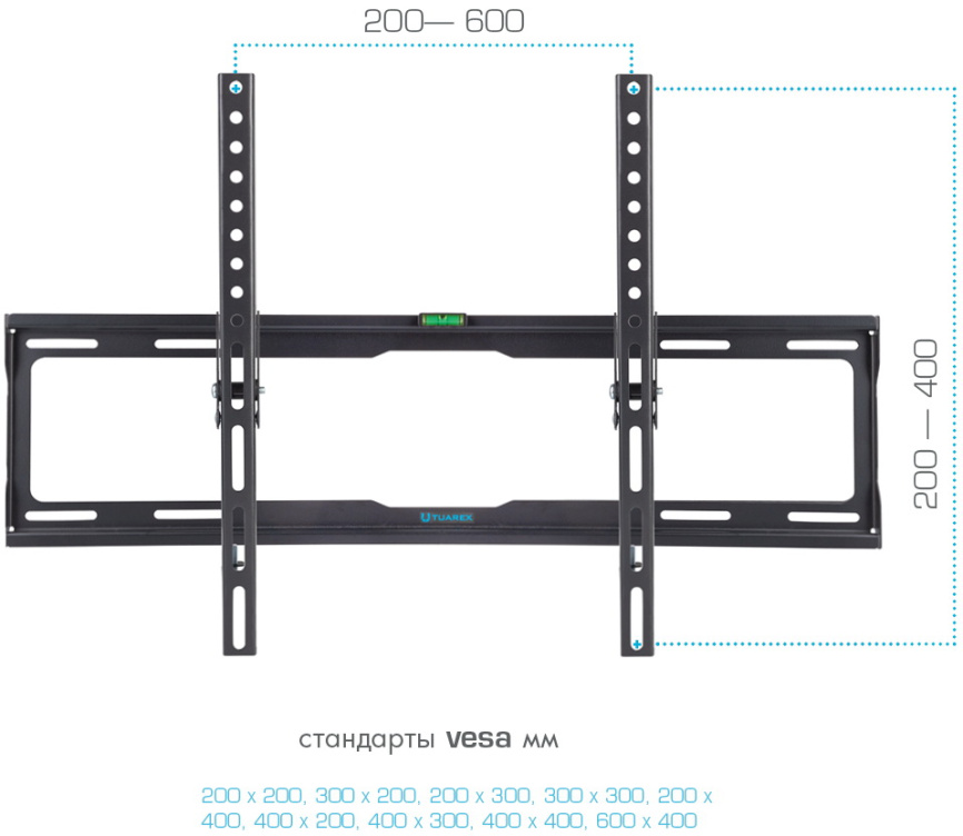 Настенный кронштейн Tuarex для LED/LCD/PLASMA телевизоров OLIMP-112 black фото 9