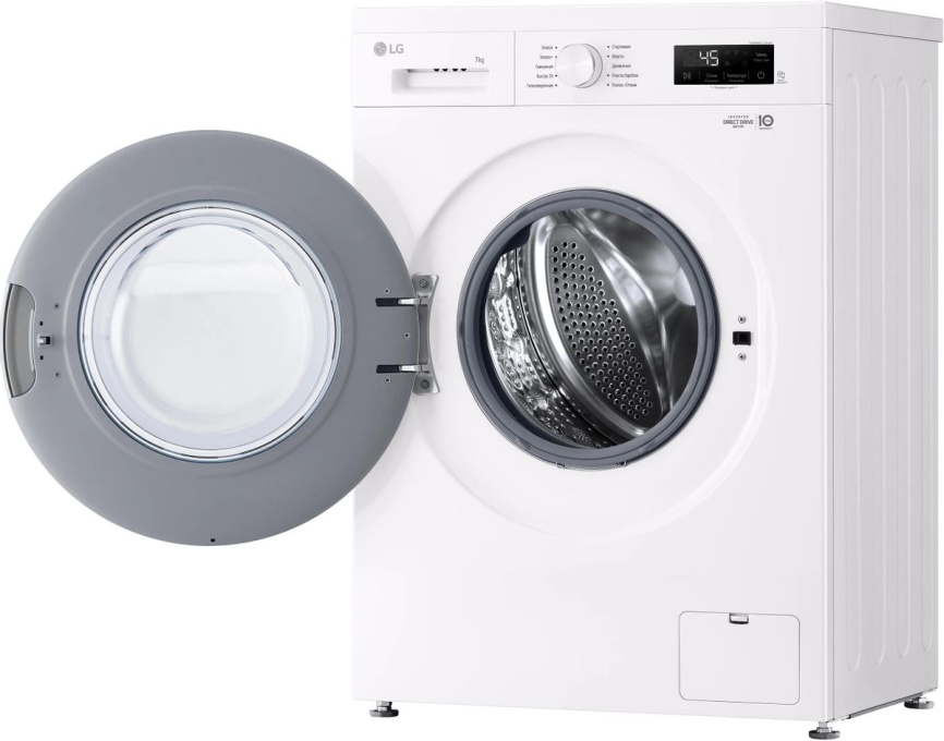 Стиральная машина LG F2Y1HS3W автомат 7 кг, белый фото 5