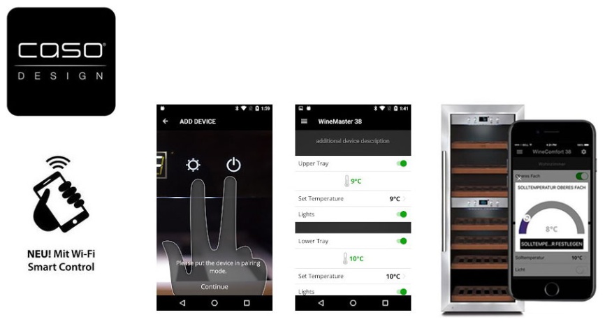 Винный шкаф Caso WineComfort 660 Smart фото 2