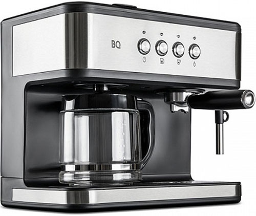 Кофеварка BQ CM1005, стальной/черный фото 2