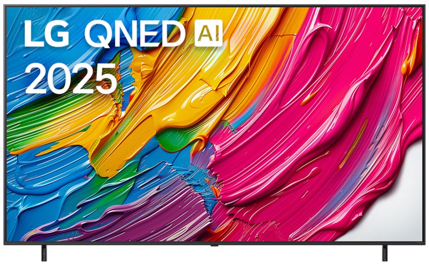 Телевизор LG 86QNED80A6A.ARUG, 86 дюймов, 4K Ultra HD, смарт ТВ, WebOS 25, черный фото 1