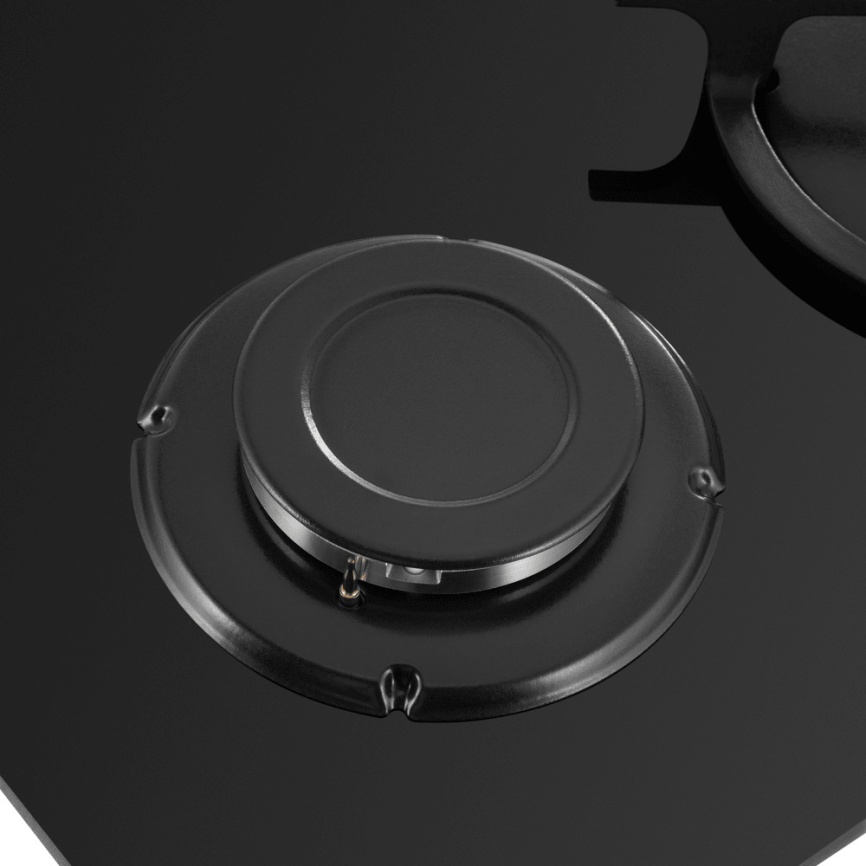 Комбинированная варочная панель Maunfeld EEHG.64.13 CB.KG 59 см, 4 конфорки электроподжиг газконтроль, черный фото 12