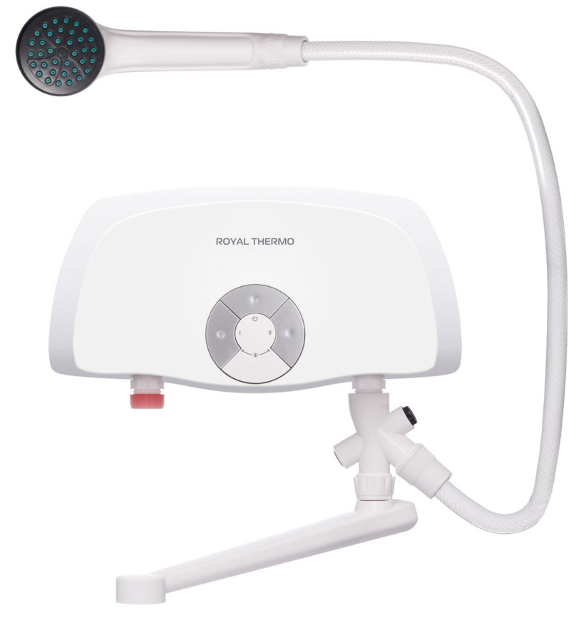 Водонагреватель проточный Royal Thermo SmartFix TS (3.5 kW) - кран+душ фото 1