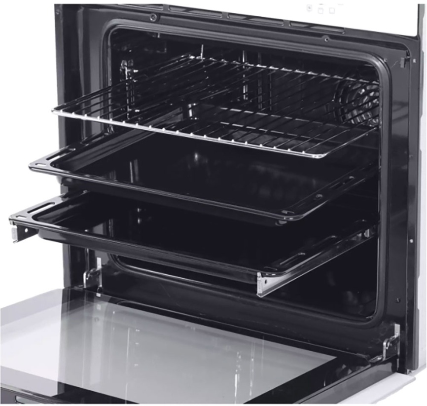 Электрический духовой шкаф Haier HOX-P06HGB 59 см, 76 л, гриль и конвекция, черный фото 5