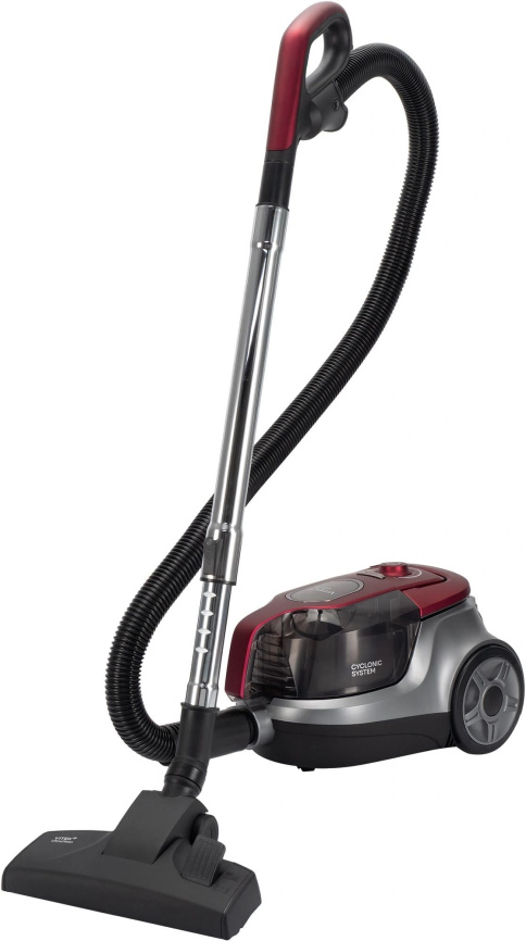 Пылесос Vitek VT-CV3113, 2200 Вт, красный/серый фото 2