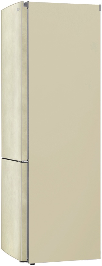 Двухкамерный холодильник LG GA-B 509 CECL No frost, бежевый фото 2