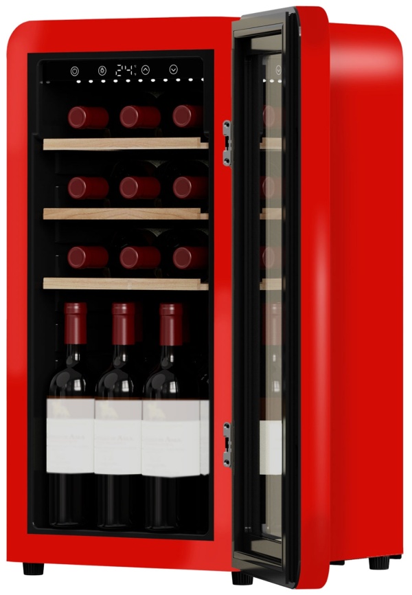 Винный шкаф Tesler CWC-188 RUBY RED фото 4
