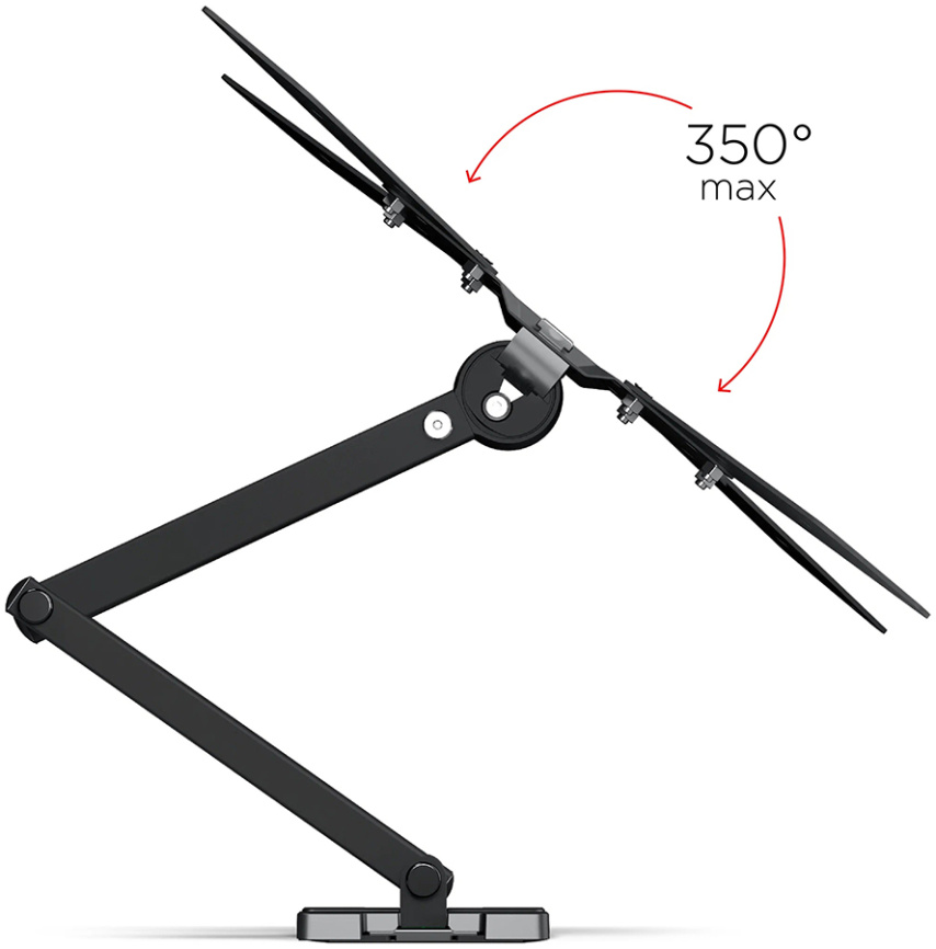 Кронштейн для телевизора Holder LCD-5566-B черный фото 3