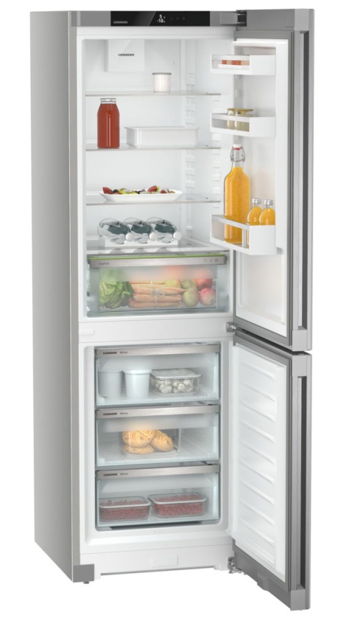 Двухкамерный холодильник Liebherr CNsfd 5203-22 001 No frost, серебристый фото 2