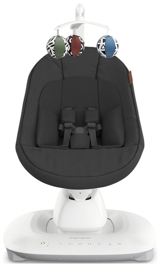 Шезлонг для новорожденных UPPAbaby (4moms) Mamaroo Jake - Charcoal Melange (2001-MRO-EU-JKE) фото 6
