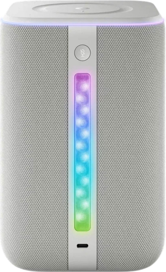 Умная колонка Яндекс Станция 3 с Алисой, эмбиент-подсветкой и Zigbee, серая (YNDX-00060GRY) фото 3