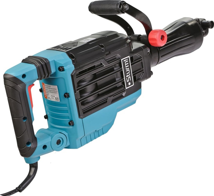 Отбойный молоток Sturm! DH2525P, ПРОФИ, 2200Вт, 60Дж, HEX, 1850уд/мин, 5 м кабель (кейс) фото 6