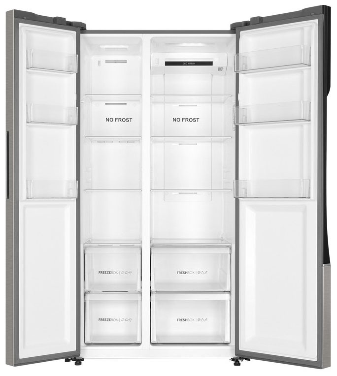 Холодильник Side-by-Side Haier HRF-535DM7RU No frost, серебристый фото 3