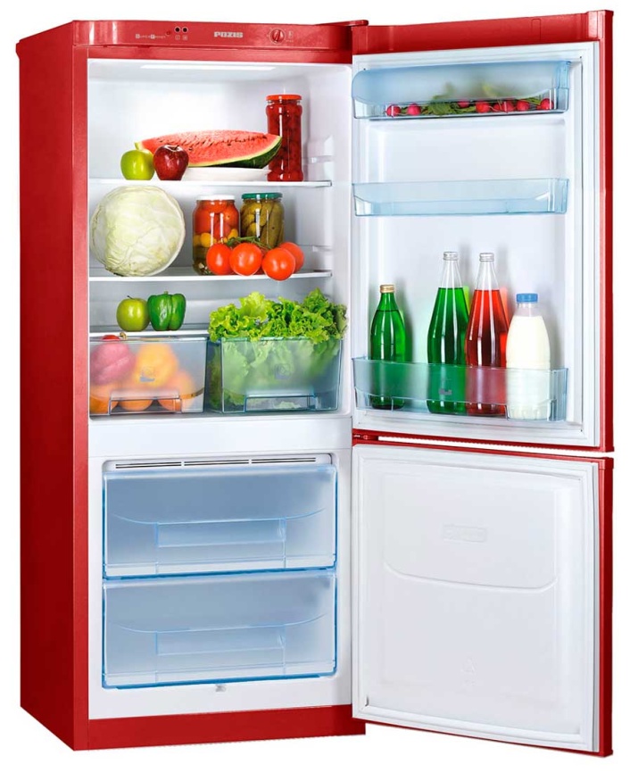 Двухкамерный холодильник Pozis RK-101, красный фото 2