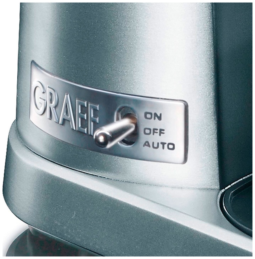 Кофемолка Graef CM 800 silber, 40 степеней, алюминиевый корпус фото 2