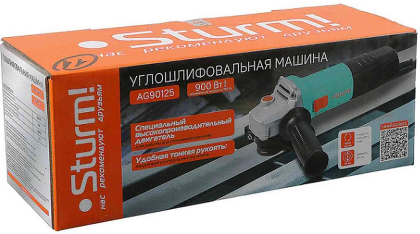Углошлифовальная машина Sturm AG90125 фото 9