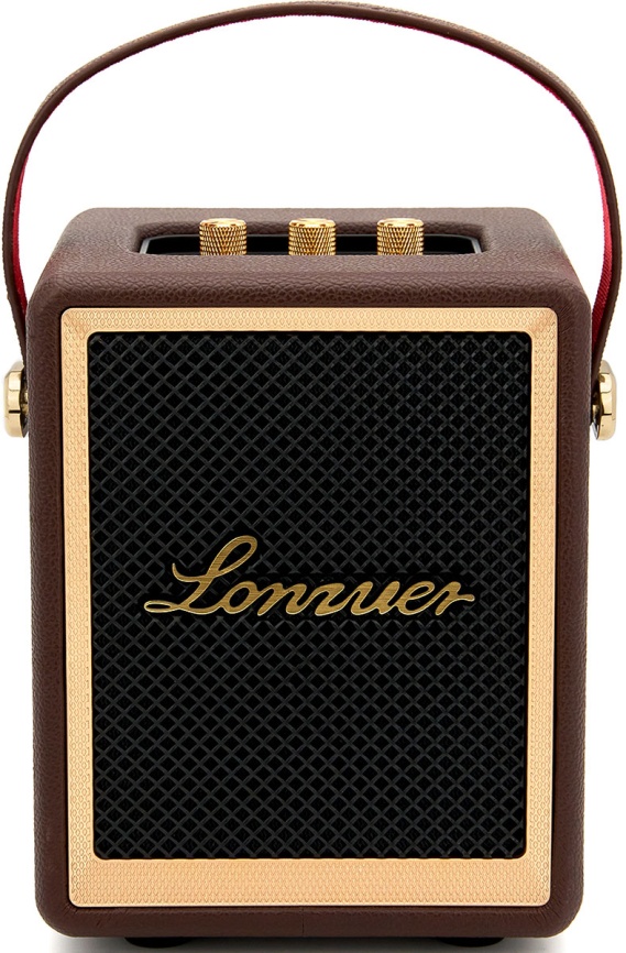 Портативная колонка Lonzuer Action, коричневый фото 2