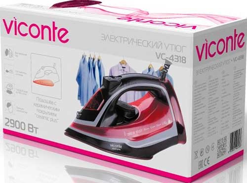 Утюг Viconte VC-4318, 2900Вт фото 2