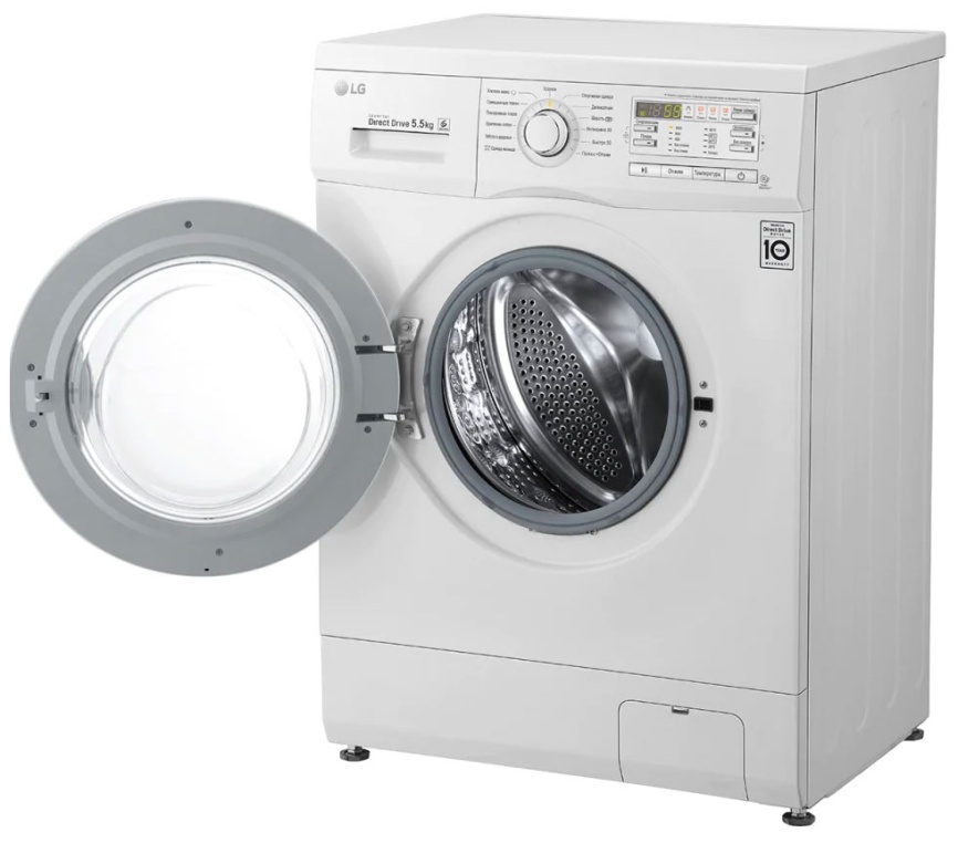 Стиральная машина LG F 10 B8MD 5,5 кг, белый фото 6