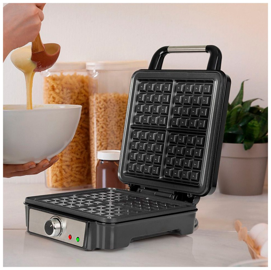 Вафельница Profi Cook PC-WA 1241 inox, термостат, мощность 1200 Вт фото 4