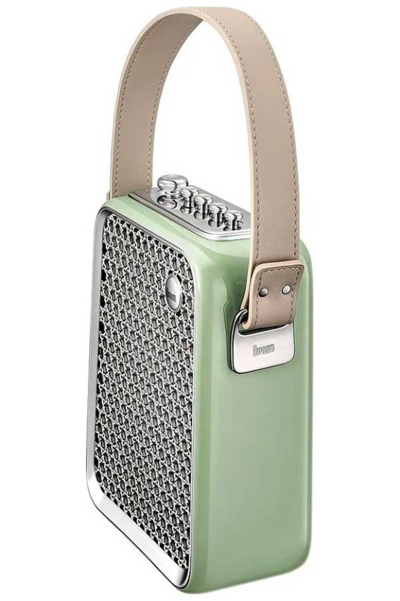 Портативная колонка с двумя микрофонами Divoom SongBird-HQ 2, зеленый фото 3