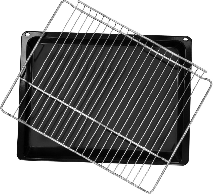 Электрический духовой шкаф Schaub Lorenz SLB EG6418 59 см, 73 л гриль конвекция, серый фото 9