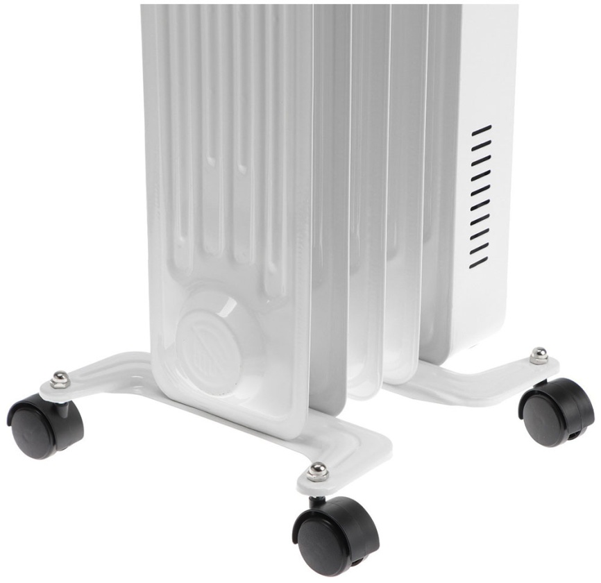 Масляный обогреватель Centek CT-6221-5, белый, 5 секций (12.5 м) фото 5