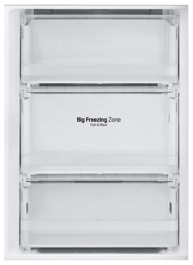 Двухкамерный холодильник LG GA-B 509 CECL No frost, бежевый фото 9