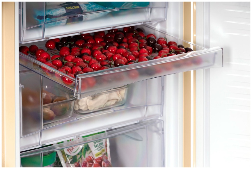 Двухкамерный холодильник NordFrost NRB 154 Me, бежевый фото 6