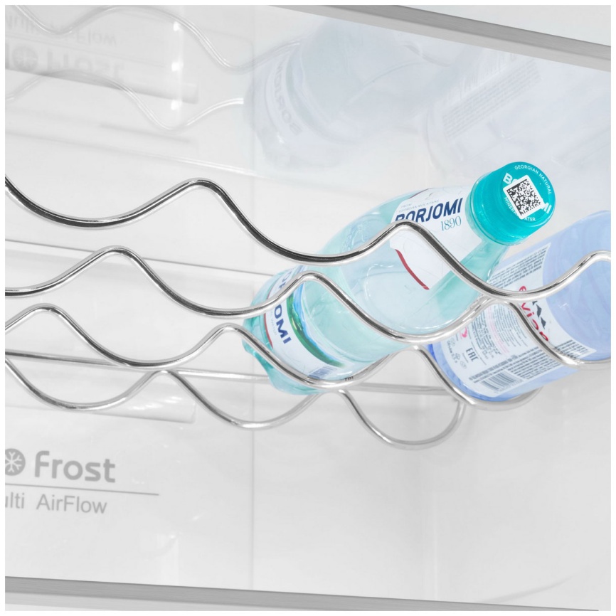 Двухкамерный холодильник Maunfeld MFF200NFSE No frost, серый фото 7