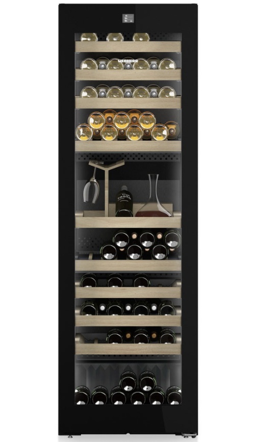 Винный шкаф Liebherr WPgbi 5283-20 001 черное стекло фото 4