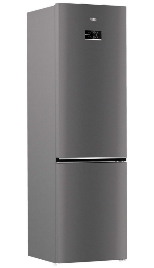 Двухкамерный холодильник Beko B3RCNK402HX No frost, серый металлик фото 1