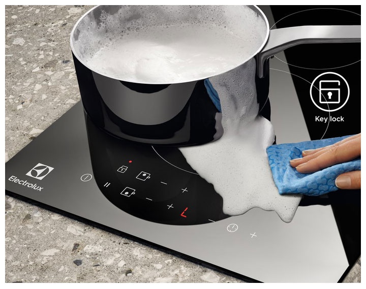 Электрическая варочная панель Electrolux LIT30230C 29 см, 2 конфорки стеклокерамика, черный фото 5