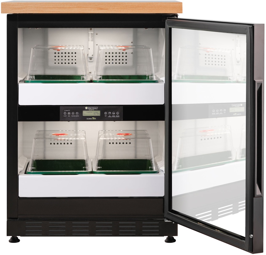 Шкаф для выращивания микрозелени Urban Cultivator Dr.Greens Residential-1, черный (9003S) фото 2