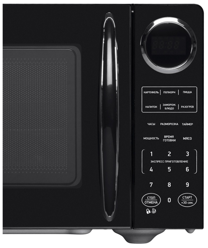 Микроволновая печь - СВЧ BBK 23MWS-907S/B, черный фото 7