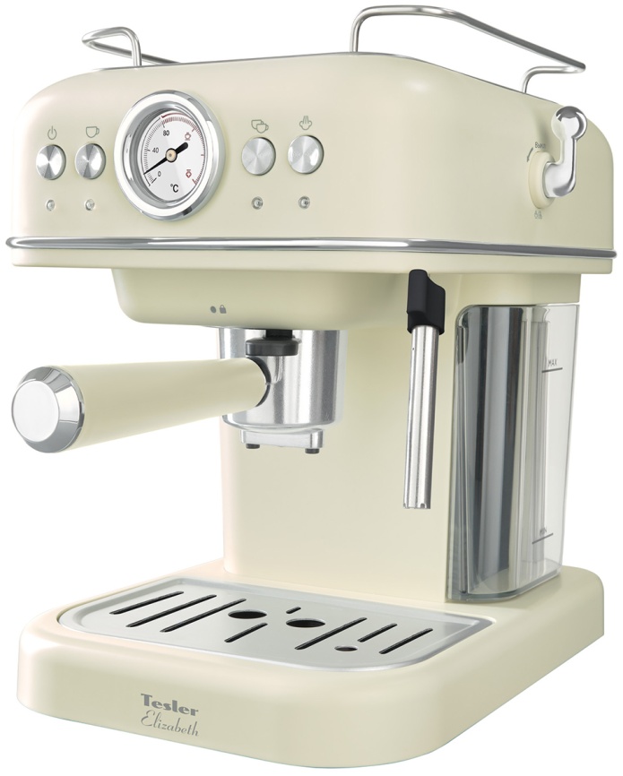 Кофеварка эспрессо Tesler ECM-245 BEIGE фото 16