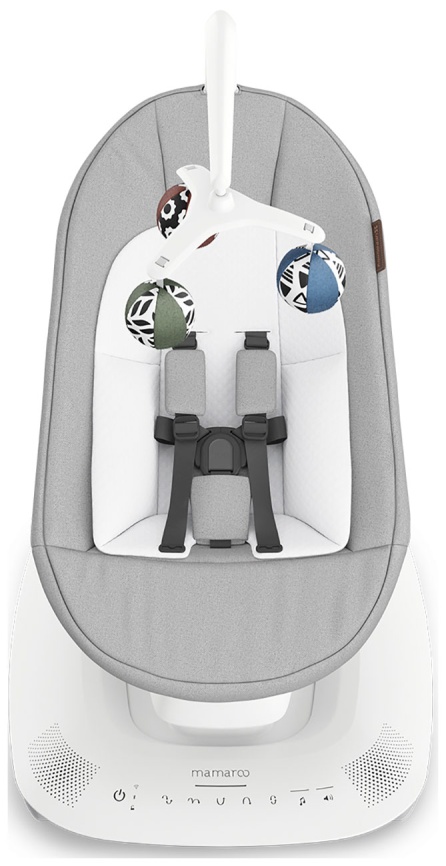 Шезлонг для новорожденных UPPAbaby (4moms) Mamaroo Stella - Grey Melange (2001-MRO-EU-STL) фото 6