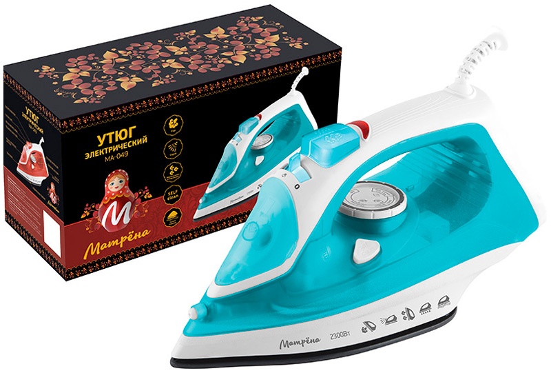 Утюг Матрёна МА-049 007196 бирюзовый фото 5
