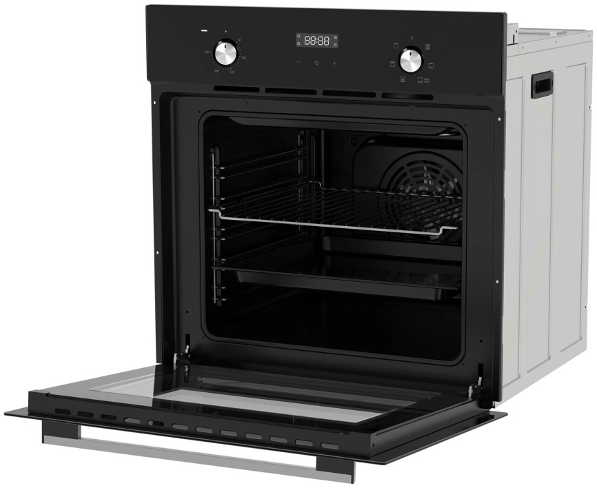 Электрический духовой шкаф Candy COXP06NSB 59 см, 62 л, гриль и конвекция, черный фото 2