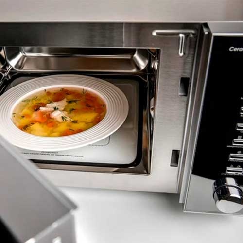 Микроволновая печь - СВЧ Steba MIC 2070 CERAMIC, таймер, часы, нержавеющая сталь фото 3