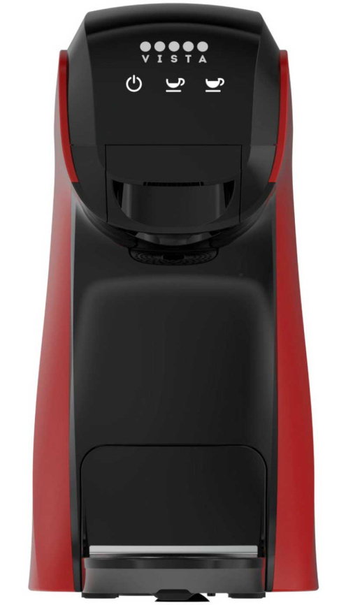 Кофемашина капсульного типа Vista Teano DNS400 (Dolce Gusto, сенсорная), красная фото 1