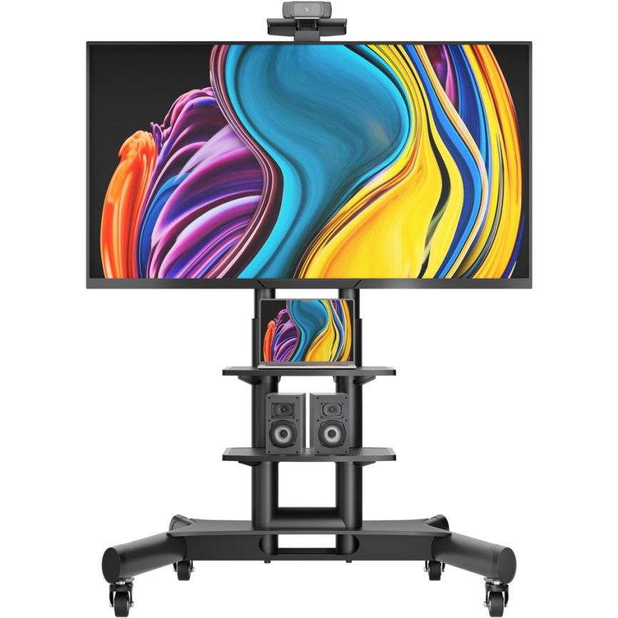 Мобильная стойка ONKRON на 1 ТВ TS1552 Black фото 2