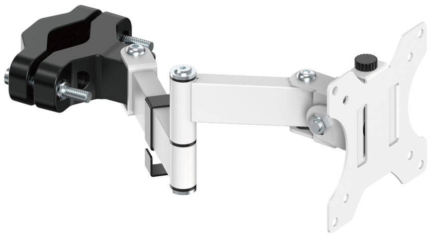 Крепление-кронштейн UniTeki FMP1075W, на трубу для монитора или ТВ фото 2