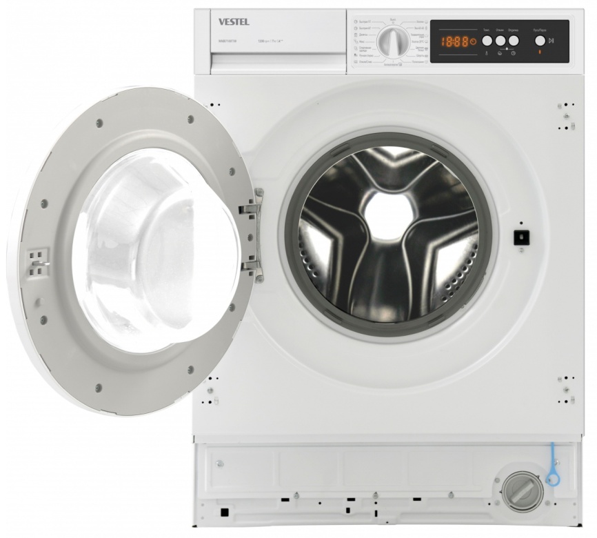 Встраиваемая стиральная машина Vestel WMBI7100T1W 7 кг, белый фото 3